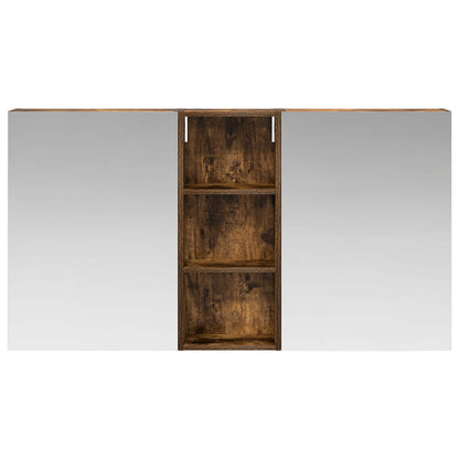 Bathroom Cabinet Set 3 pcs 130 x 14.5 x 70 cm Engineered wood