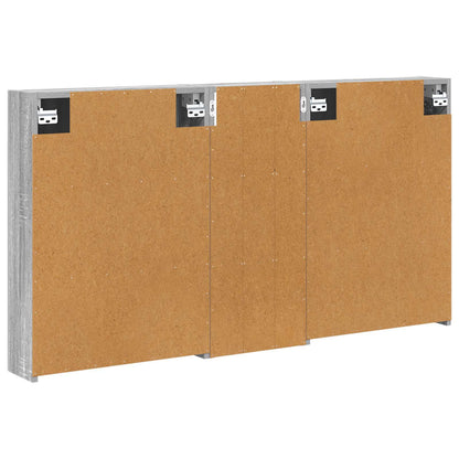 Bathroom Cabinet Set 3 pcs 130 x 14.5 x 70 cm Engineered wood