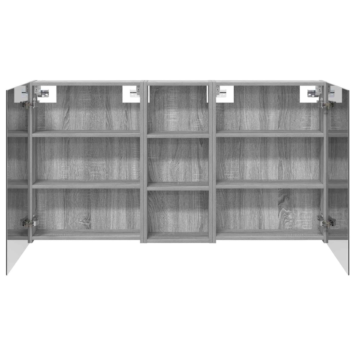 Bathroom Cabinet Set 3 pcs 130 x 14.5 x 70 cm Engineered wood