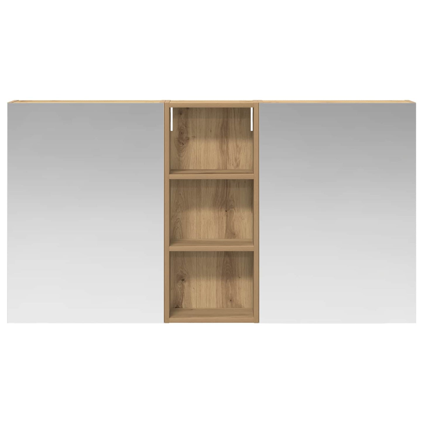 Bathroom Cabinet Set 3 pcs 130 x 14.5 x 70 cm Engineered wood