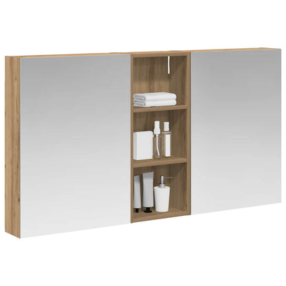 Bathroom Cabinet Set 3 pcs 130 x 14.5 x 70 cm Engineered wood