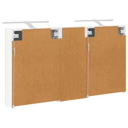 Bathroom Cabinet Set 3 pcs 130 x 14.5 x 70 cm Engineered wood