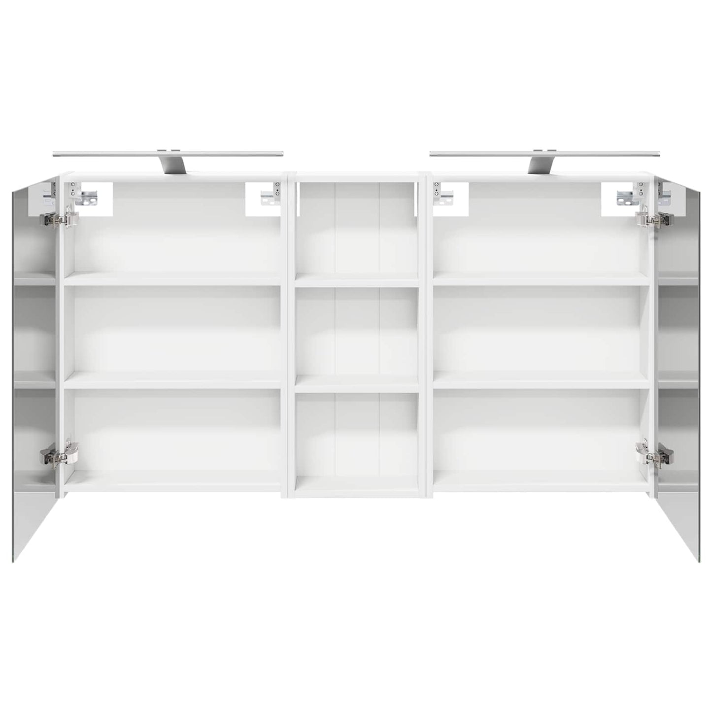 Bathroom Cabinet Set 3 pcs 130 x 14.5 x 70 cm Engineered wood