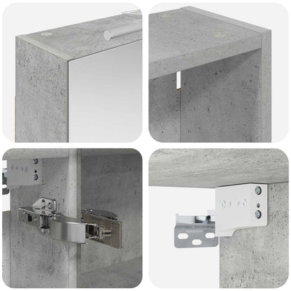 Bathroom Cabinet Set 3 pcs 130 x 14.5 x 70 cm Engineered wood