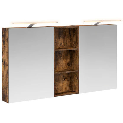 Bathroom Cabinet Set 3 pcs 130 x 14.5 x 70 cm Engineered wood