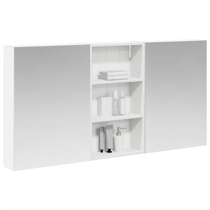 Bathroom Cabinet Set 3 pcs 140 x 14.5 x 70 cm Engineered wood