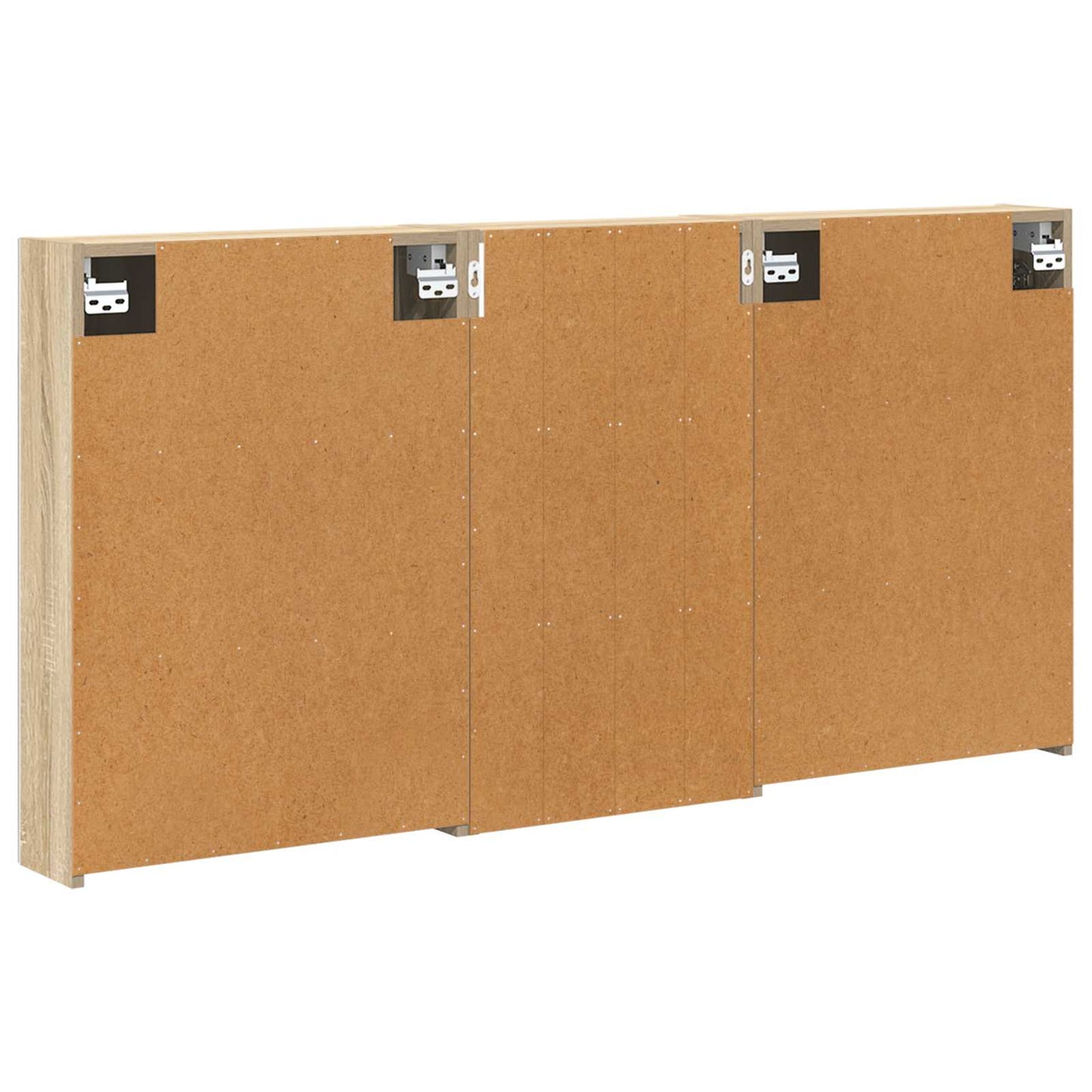 Bathroom Cabinet Set 3 pcs 140 x 14.5 x 70 cm Engineered wood