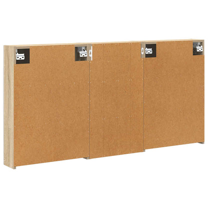 Bathroom Cabinet Set 3 pcs 140 x 14.5 x 70 cm Engineered wood