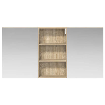 Bathroom Cabinet Set 3 pcs 140 x 14.5 x 70 cm Engineered wood