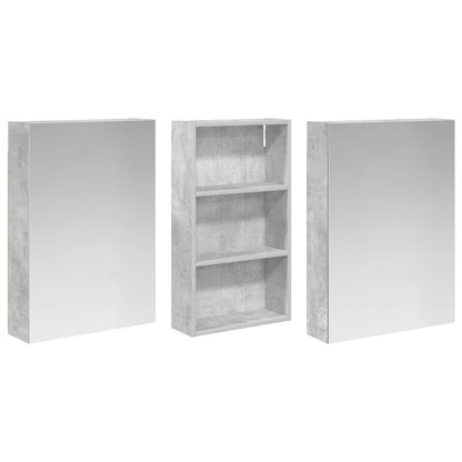 Bathroom Cabinet Set 3 pcs 140 x 14.5 x 70 cm Engineered wood