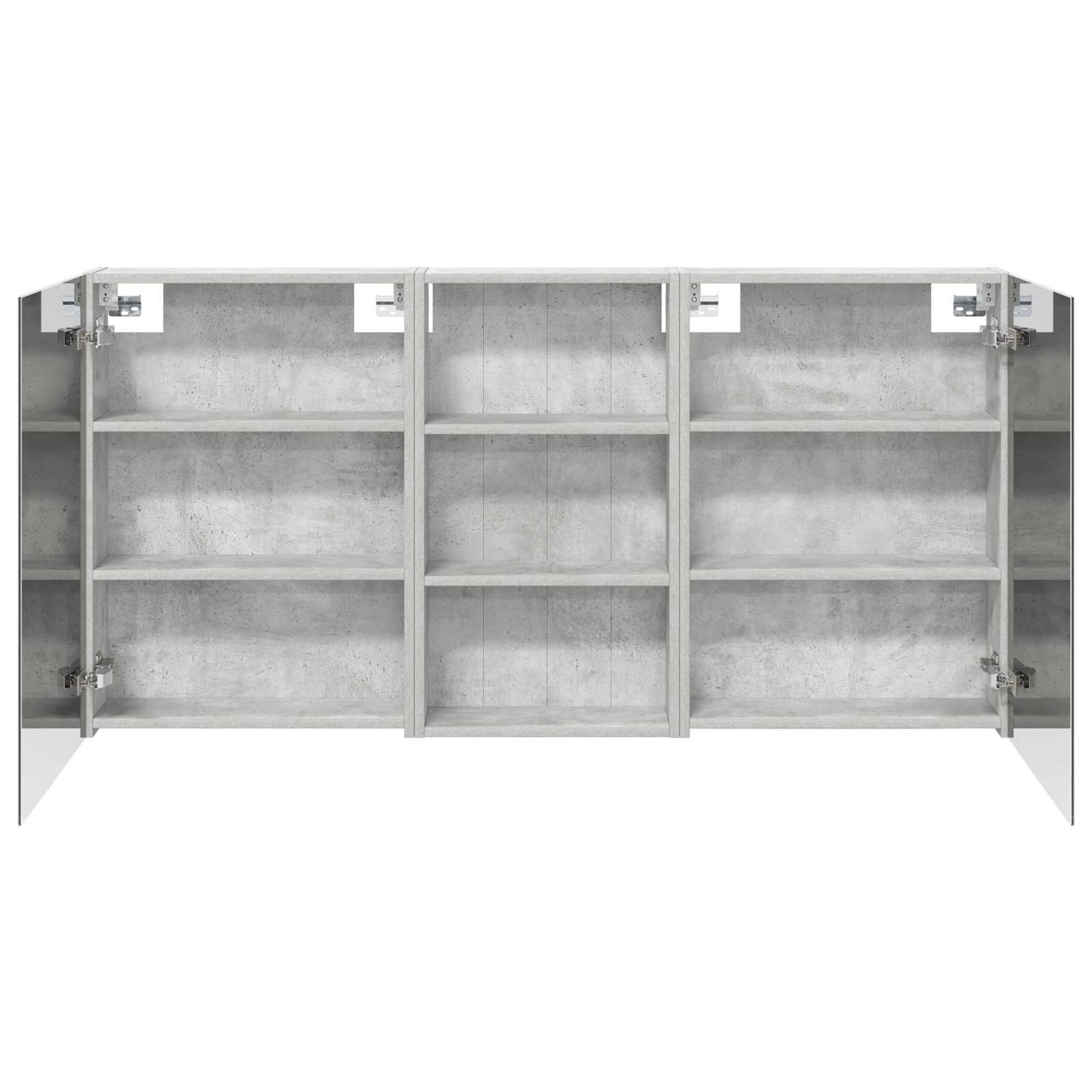 Bathroom Cabinet Set 3 pcs 140 x 14.5 x 70 cm Engineered wood