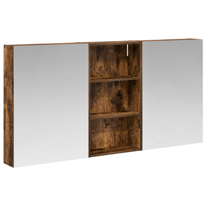 Bathroom Cabinet Set 3 pcs 140 x 14.5 x 70 cm Engineered wood