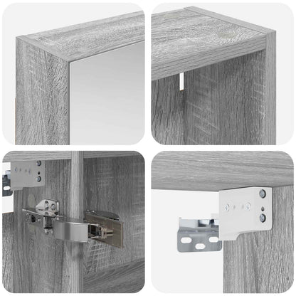 Bathroom Cabinet Set 3 pcs 140 x 14.5 x 70 cm Engineered wood