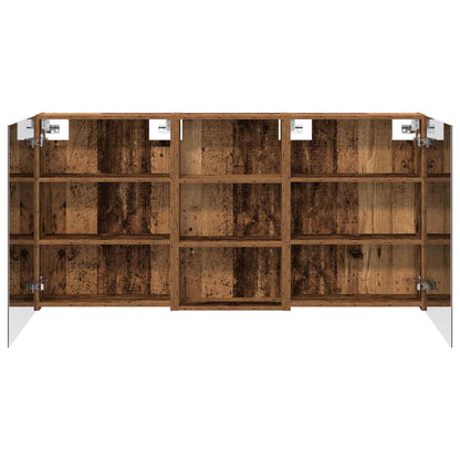 Bathroom Cabinet Set 3 pcs 140 x 14.5 x 70 cm Engineered wood