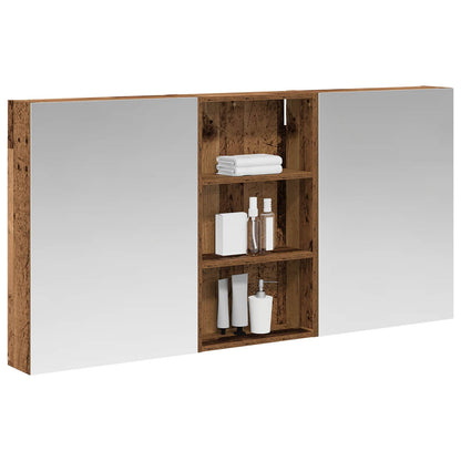 Bathroom Cabinet Set 3 pcs 140 x 14.5 x 70 cm Engineered wood