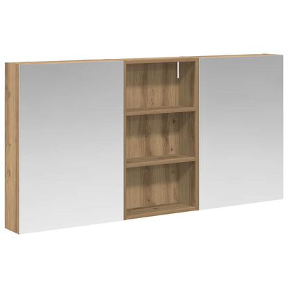 Bathroom Cabinet Set 3 pcs 140 x 14.5 x 70 cm Engineered wood