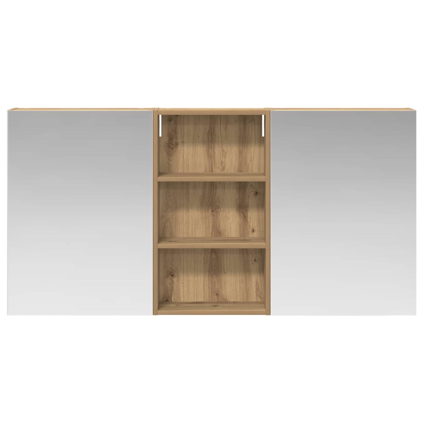 Bathroom Cabinet Set 3 pcs 140 x 14.5 x 70 cm Engineered wood