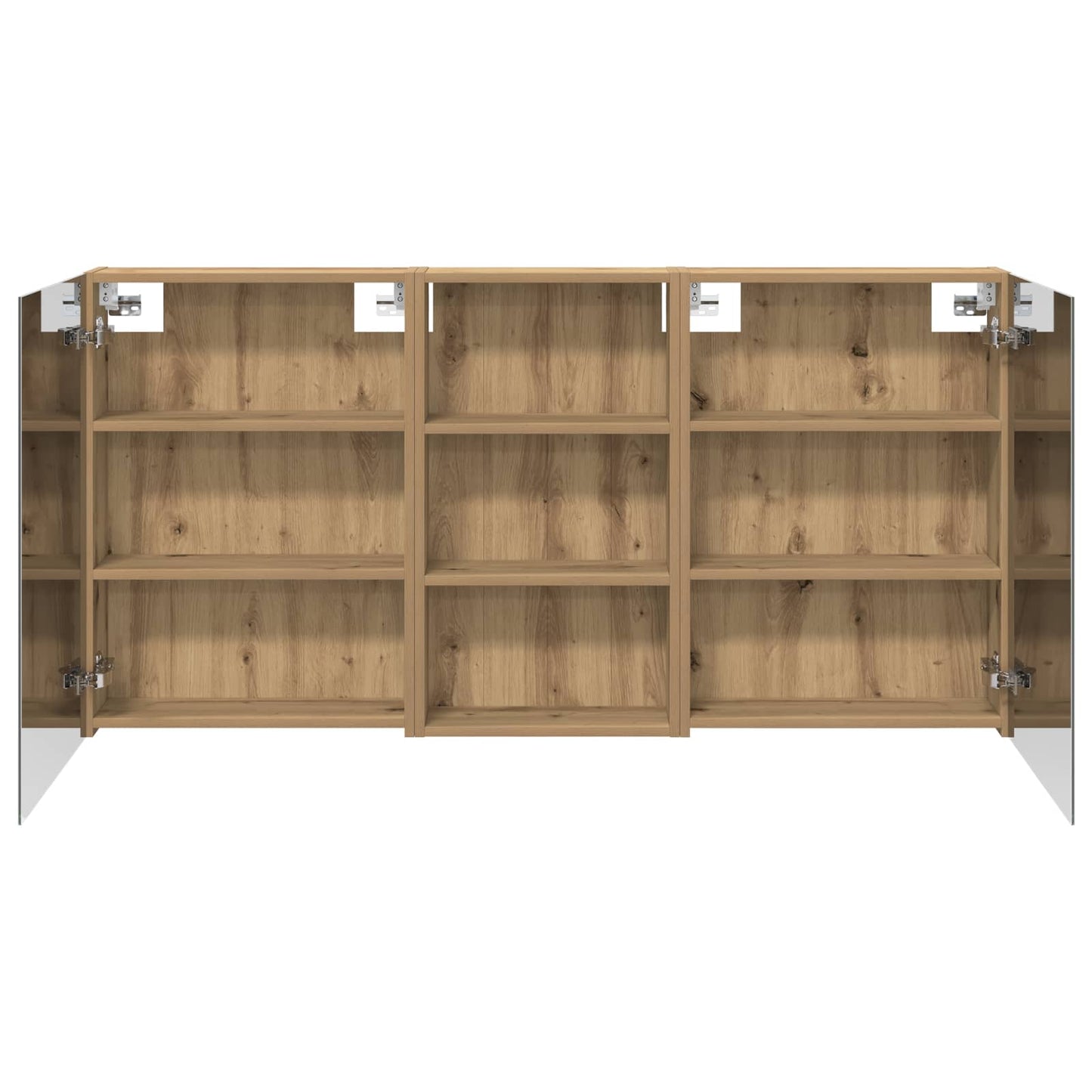 Bathroom Cabinet Set 3 pcs 140 x 14.5 x 70 cm Engineered wood