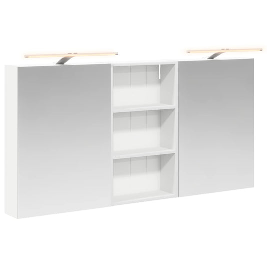 Bathroom Cabinet Set 3 pcs 140 x 14.5 x 70 cm Engineered wood