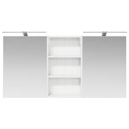 Bathroom Cabinet Set 3 pcs 140 x 14.5 x 70 cm Engineered wood