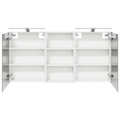 Bathroom Cabinet Set 3 pcs 140 x 14.5 x 70 cm Engineered wood