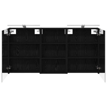 Bathroom Cabinet Set 3 pcs 140 x 14.5 x 70 cm Engineered wood