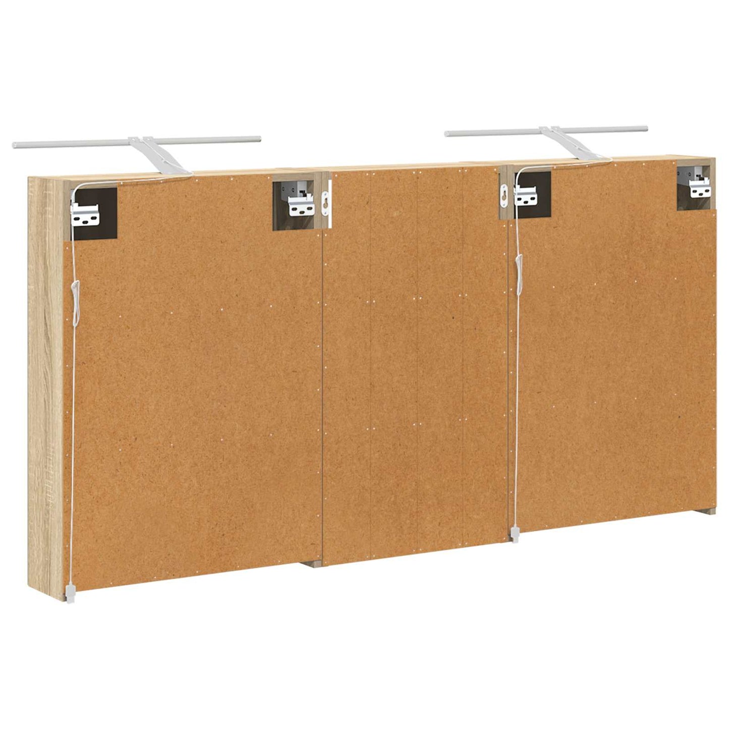 Bathroom Cabinet Set 3 pcs 140 x 14.5 x 70 cm Engineered wood