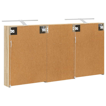 Bathroom Cabinet Set 3 pcs 140 x 14.5 x 70 cm Engineered wood