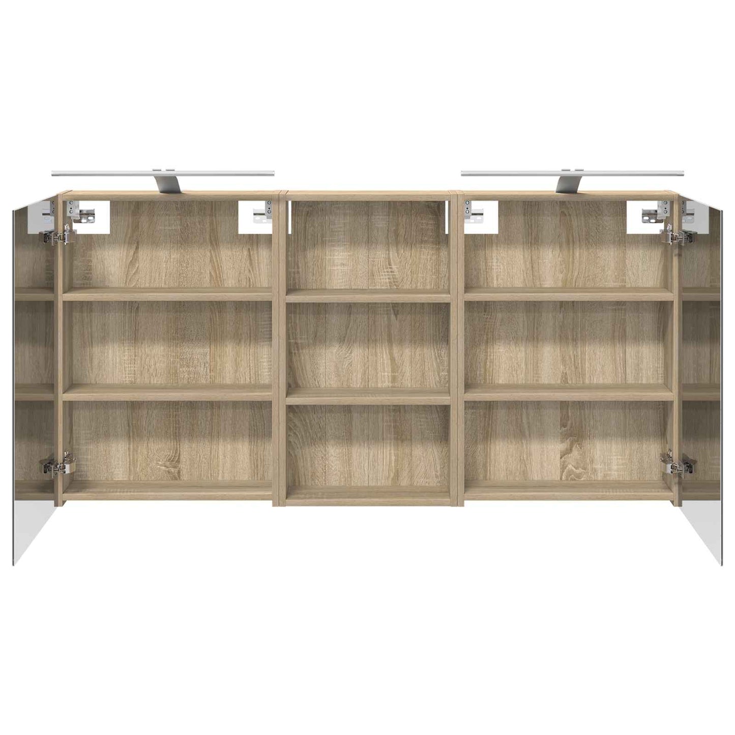 Bathroom Cabinet Set 3 pcs 140 x 14.5 x 70 cm Engineered wood