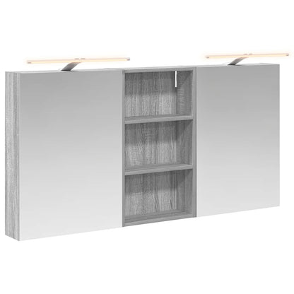 Bathroom Cabinet Set 3 pcs 140 x 14.5 x 70 cm Engineered wood