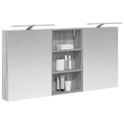 Bathroom Cabinet Set 3 pcs 140 x 14.5 x 70 cm Engineered wood