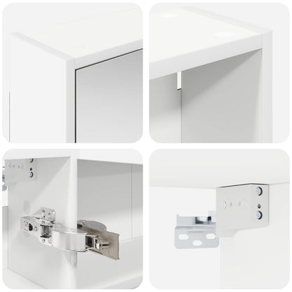 Bathroom Cabinet Set 3 pcs 116 x 16 x 62.5 cm Engineered wood