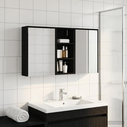 Bathroom Cabinet Set 3 pcs 116 x 16 x 62.5 cm Engineered wood