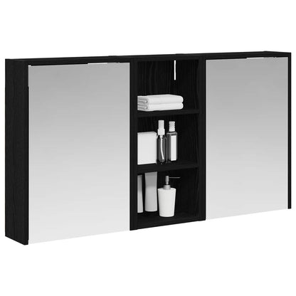 Bathroom Cabinet Set 3 pcs 116 x 16 x 62.5 cm Engineered wood