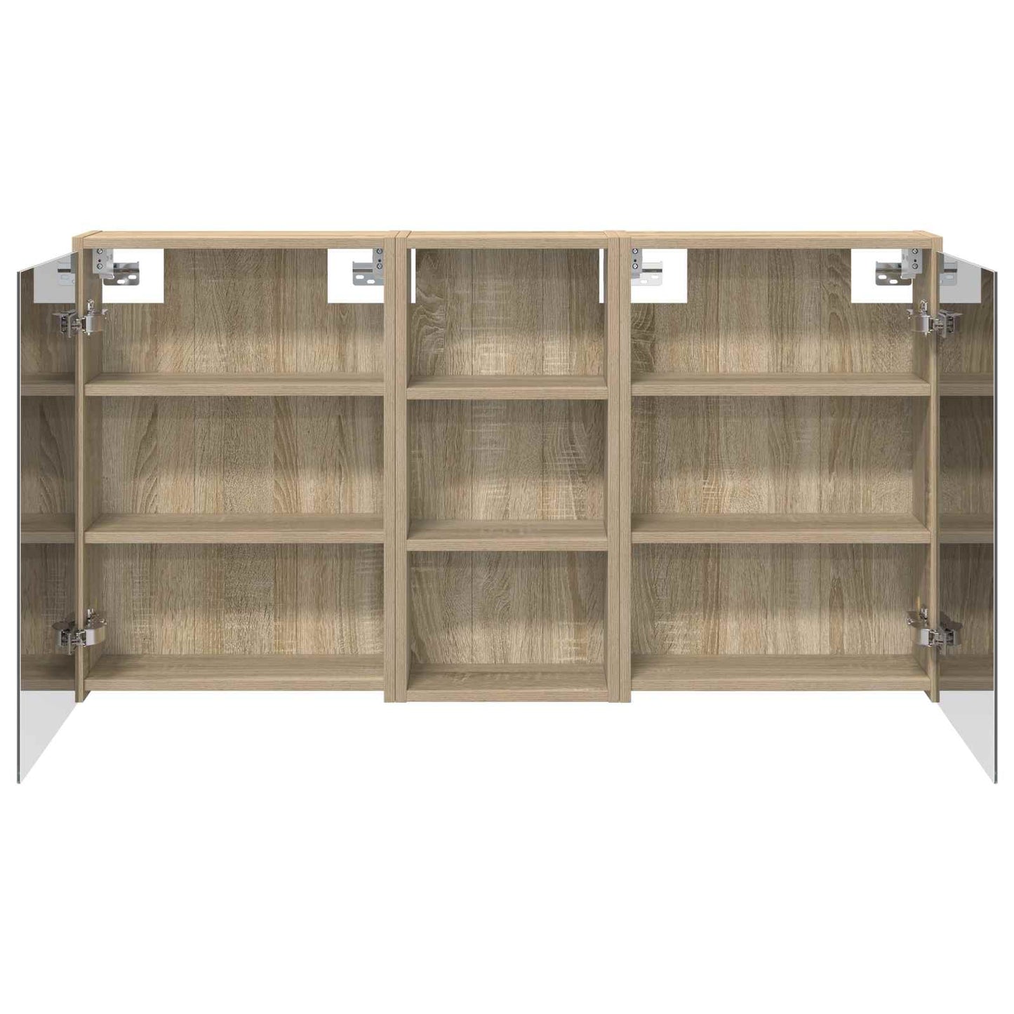 Bathroom Cabinet Set 3 pcs 116 x 16 x 62.5 cm Engineered wood