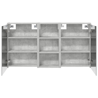 Bathroom Cabinet Set 3 pcs 116 x 16 x 62.5 cm Engineered wood