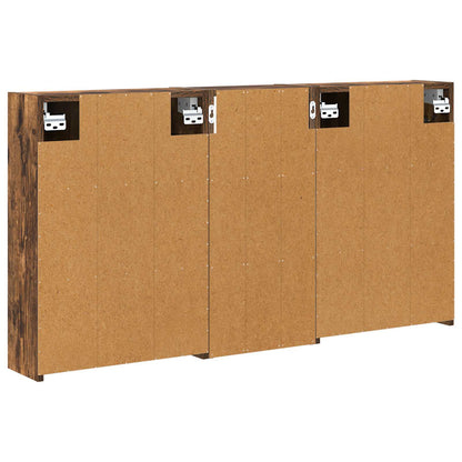 Bathroom Cabinet Set 3 pcs 116 x 16 x 62.5 cm Engineered wood