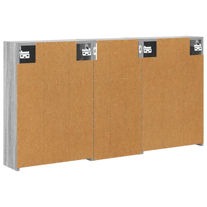 Bathroom Cabinet Set 3 pcs 116 x 16 x 62.5 cm Engineered wood