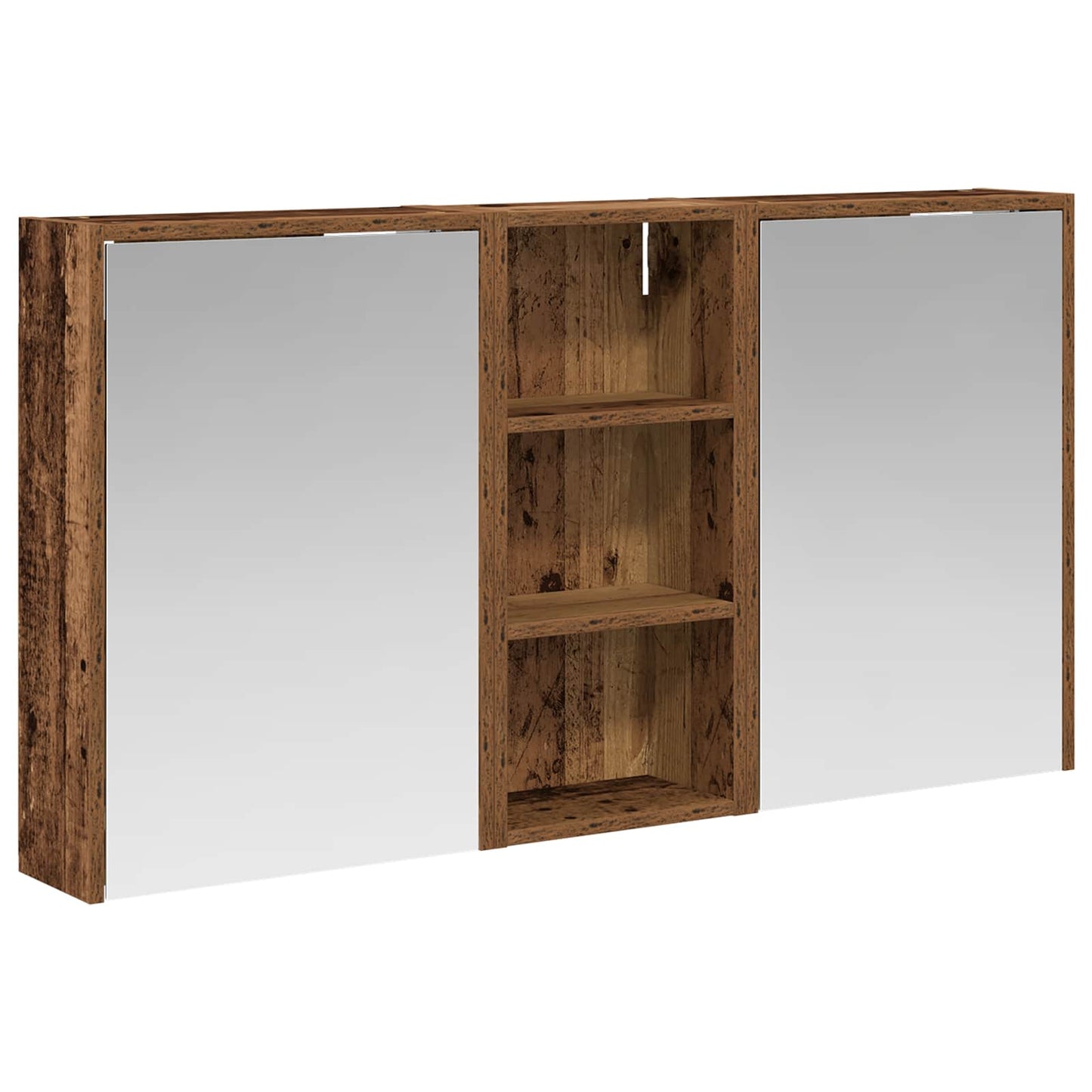 Bathroom Cabinet Set 3 pcs 116 x 16 x 62.5 cm Engineered wood