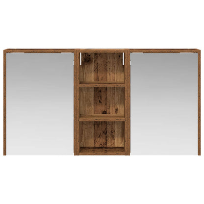 Bathroom Cabinet Set 3 pcs 116 x 16 x 62.5 cm Engineered wood