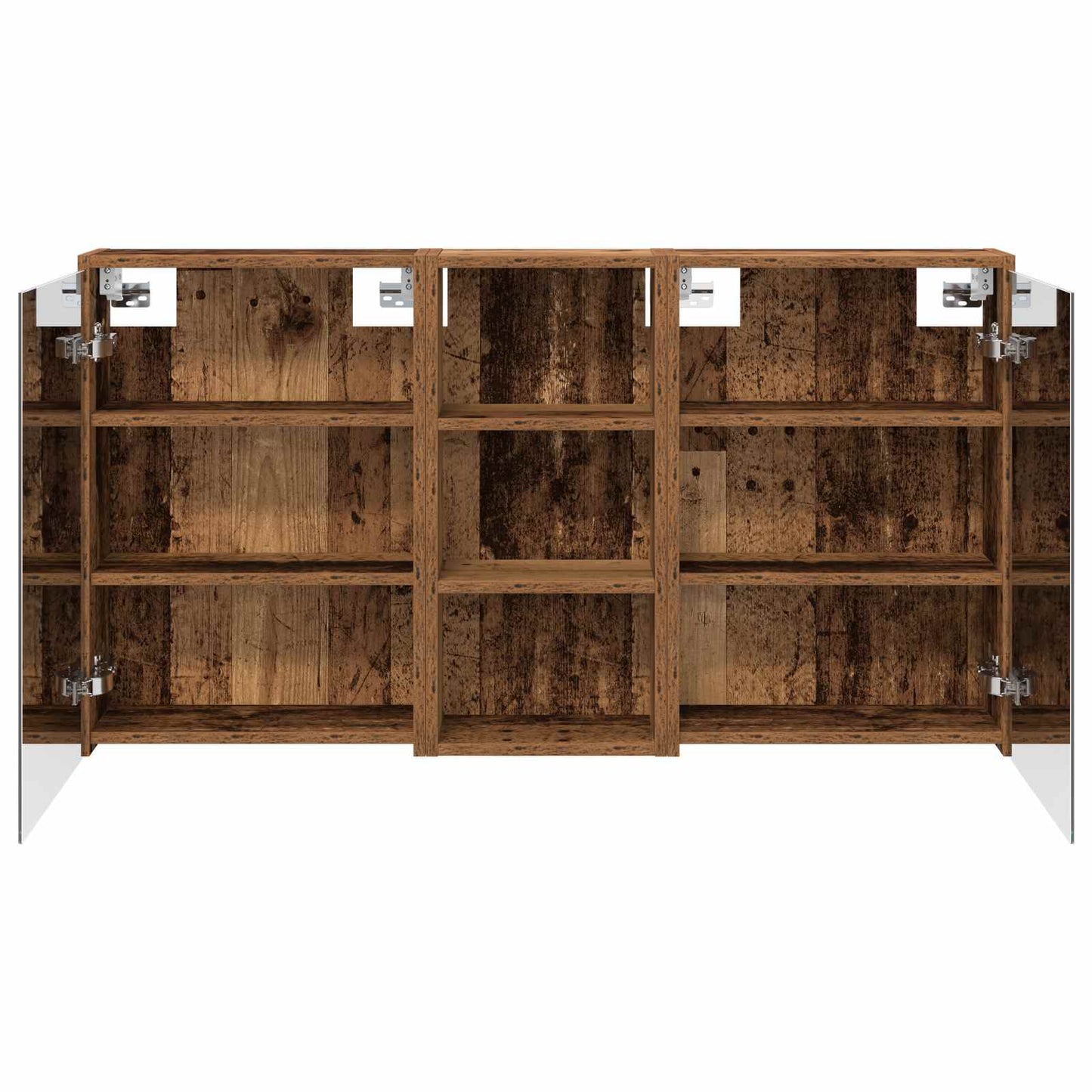Bathroom Cabinet Set 3 pcs 116 x 16 x 62.5 cm Engineered wood
