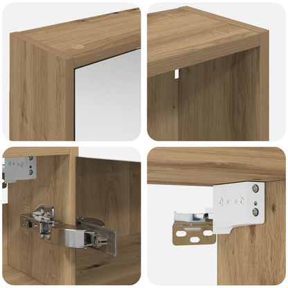 Bathroom Cabinet Set 3 pcs 116 x 16 x 62.5 cm Engineered wood