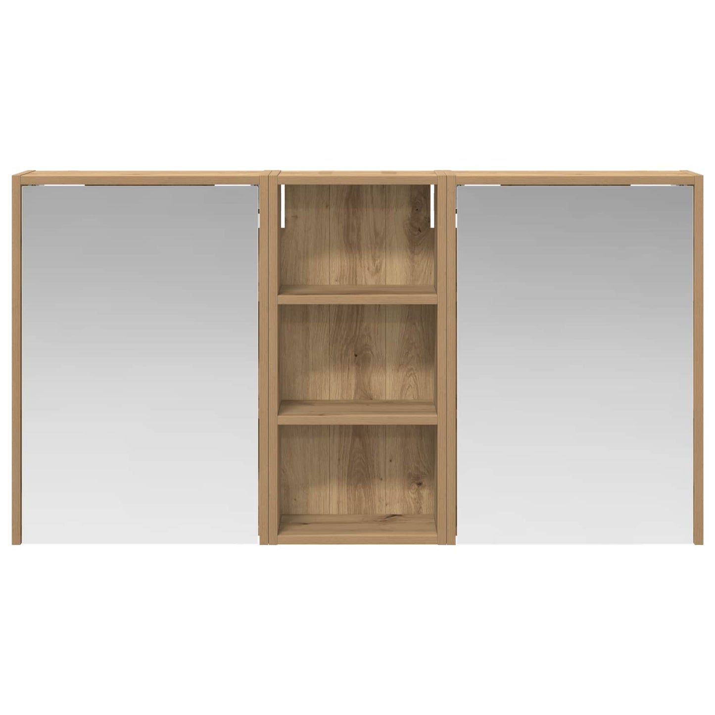 Bathroom Cabinet Set 3 pcs 116 x 16 x 62.5 cm Engineered wood