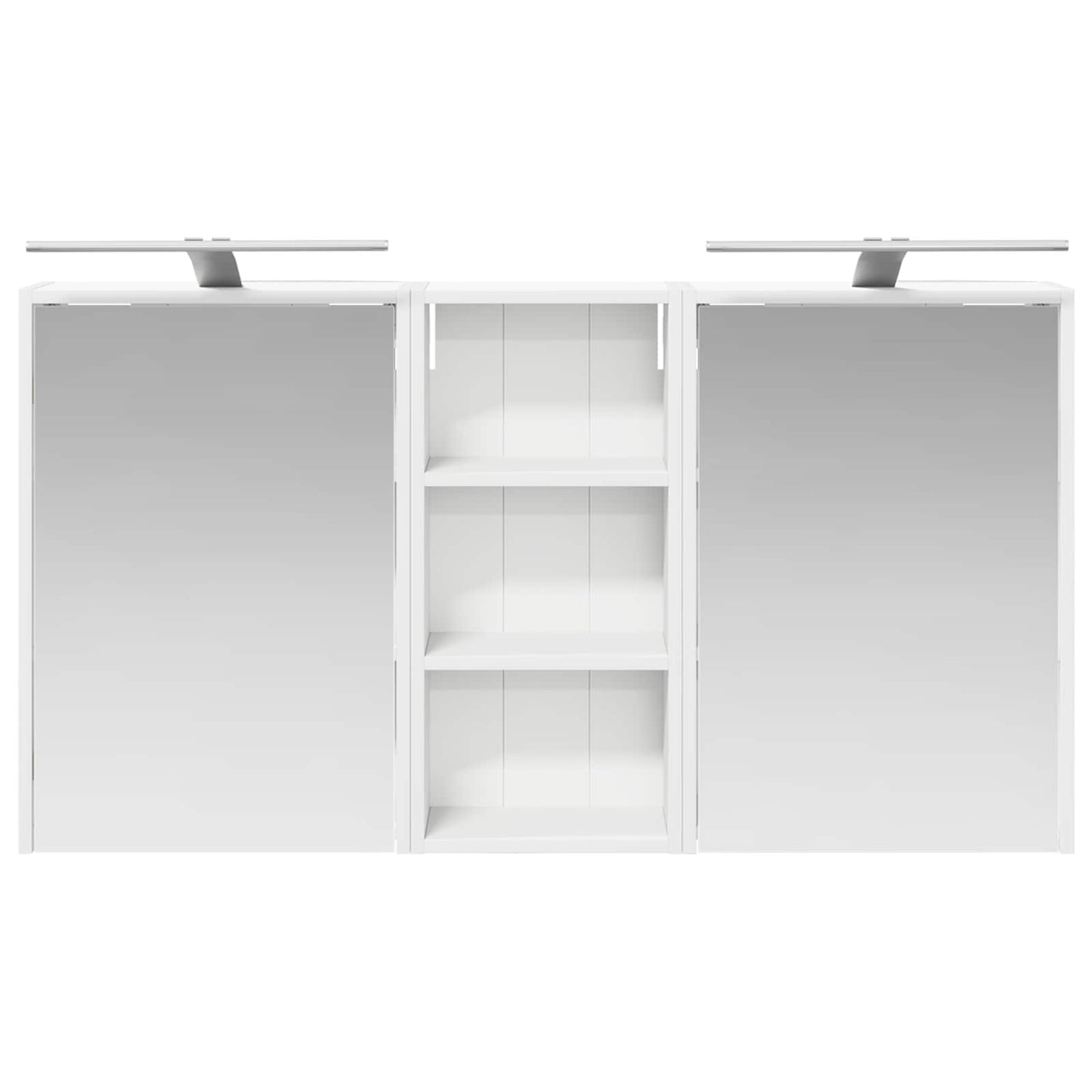 Bathroom Cabinet Set 3 pcs 116 x 16 x 62.5 cm Engineered wood