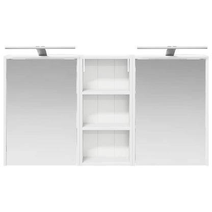 Bathroom Cabinet Set 3 pcs 116 x 16 x 62.5 cm Engineered wood