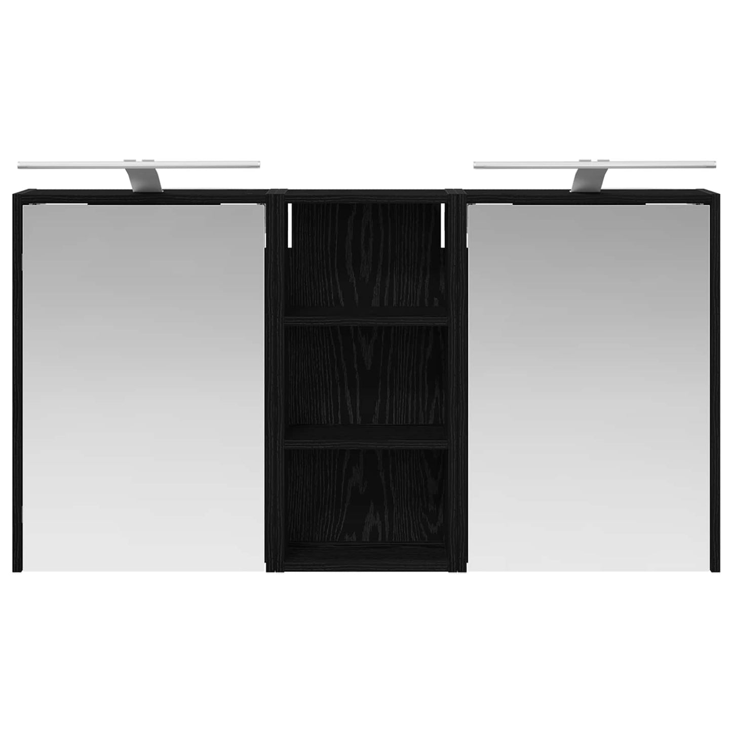 Bathroom Cabinet Set 3 pcs 116 x 16 x 62.5 cm Engineered wood