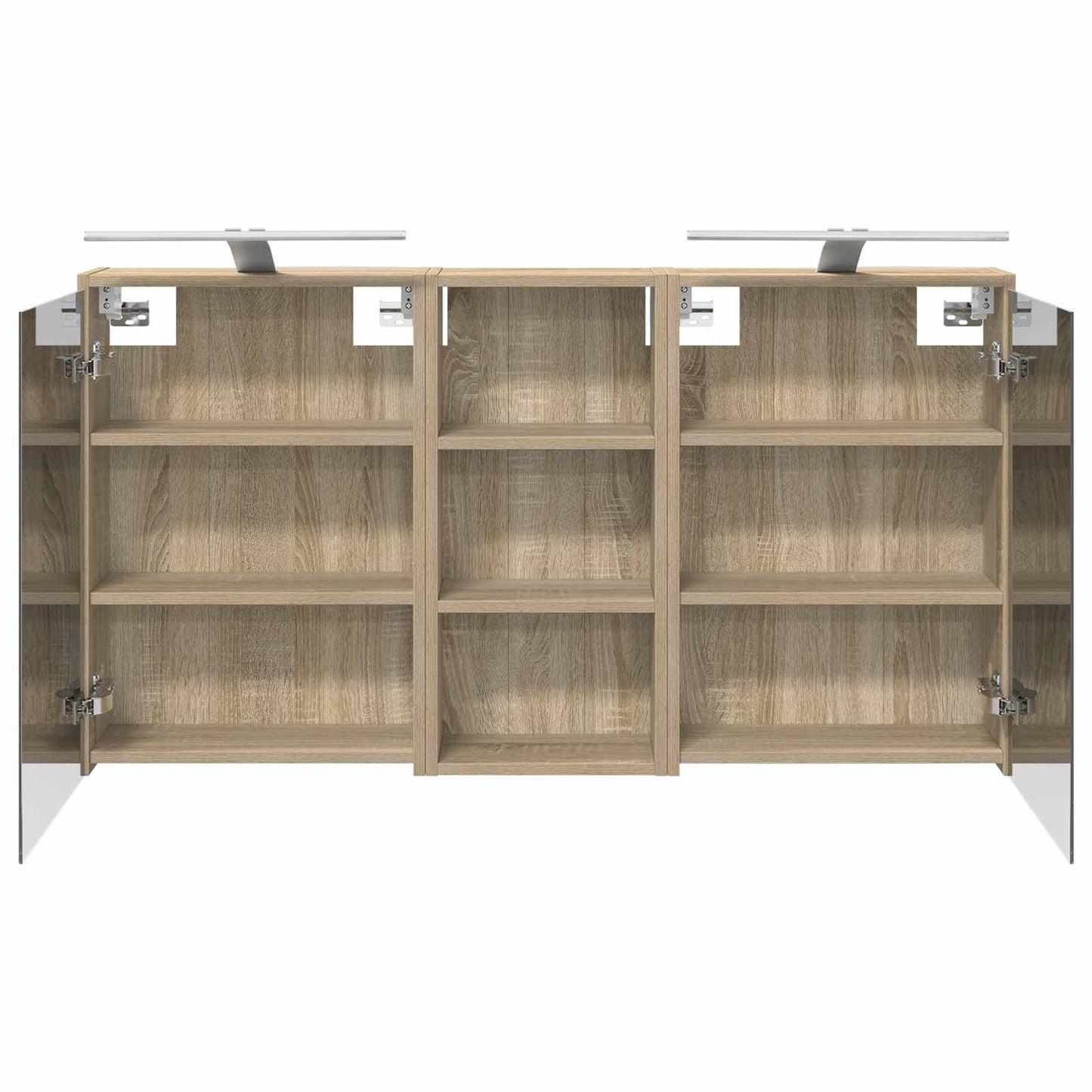 Bathroom Cabinet Set 3 pcs 116 x 16 x 62.5 cm Engineered wood