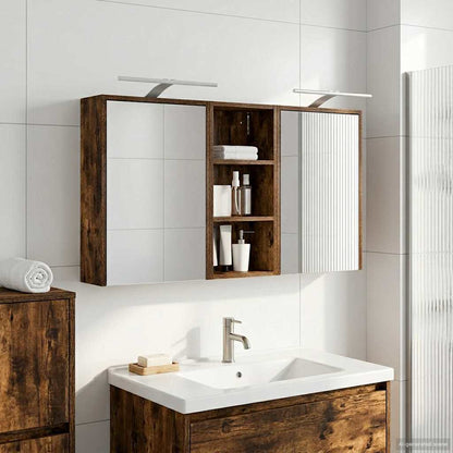 Bathroom Cabinet Set 3 pcs 116 x 16 x 62.5 cm Engineered wood