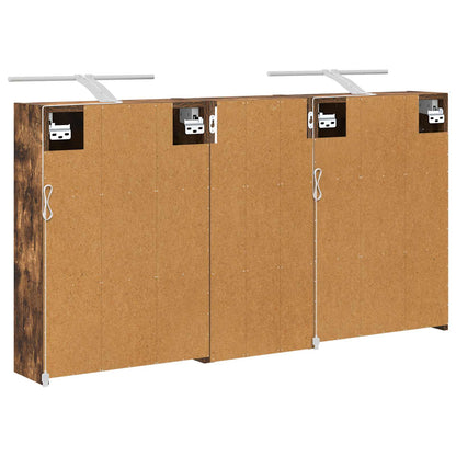Bathroom Cabinet Set 3 pcs 116 x 16 x 62.5 cm Engineered wood
