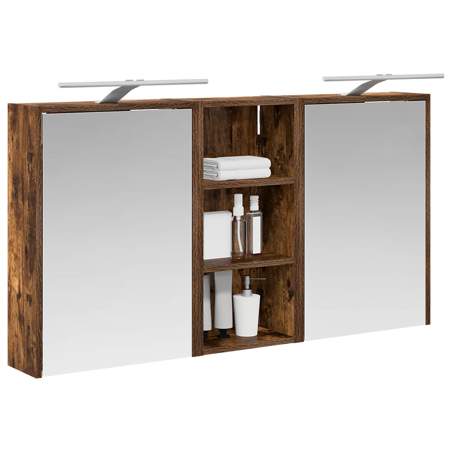 Bathroom Cabinet Set 3 pcs 116 x 16 x 62.5 cm Engineered wood
